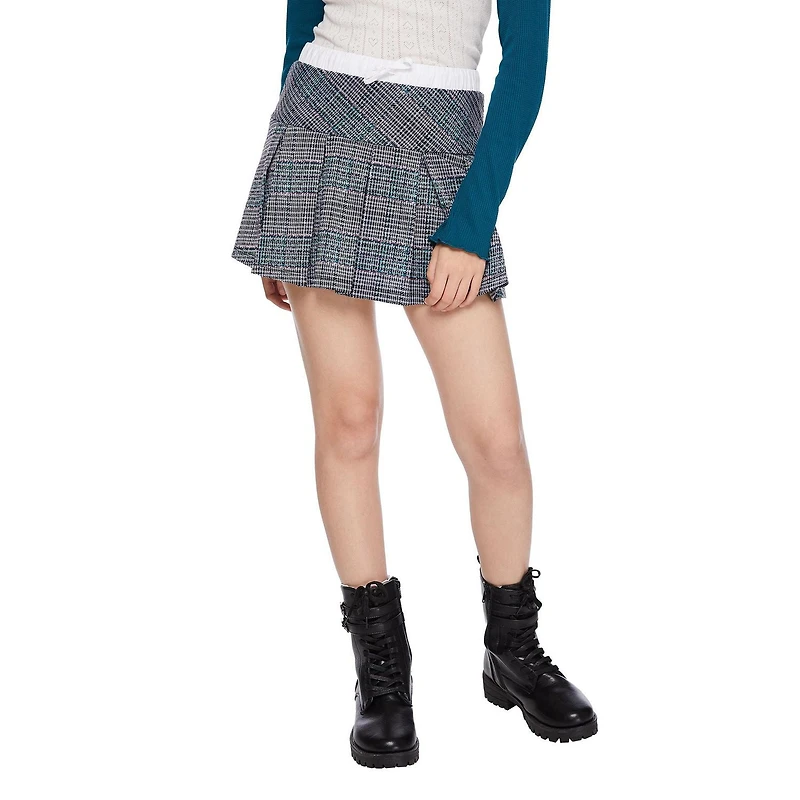 Jupe-short à plis trompe-l’œil enfilable My Sister’s Closet pour filles Tailles P-TTG