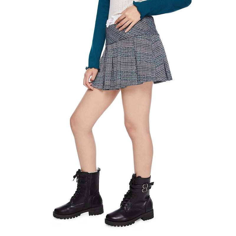 Jupe-short à plis trompe-l’œil enfilable My Sister’s Closet pour filles Tailles P-TTG