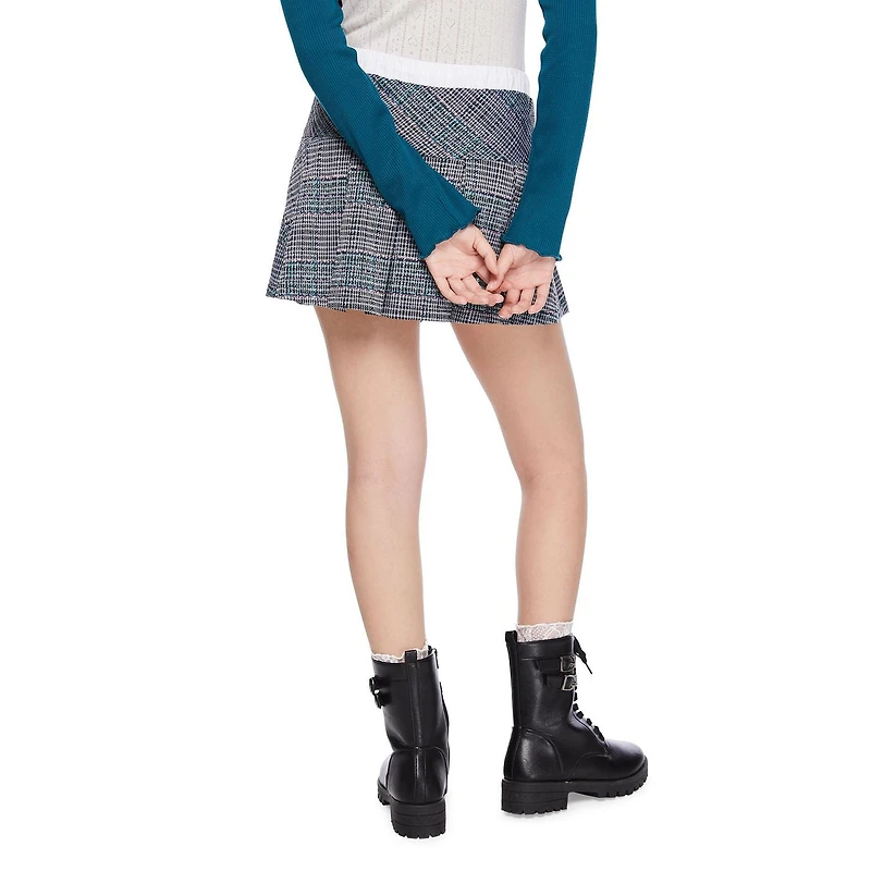 My Sister's Closet Girls' Pull On Fooler Pleated Skort, Sizes S-XXL