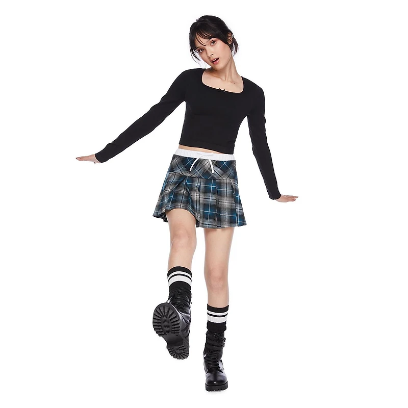 My Sister's Closet Girls' Pull On Fooler Pleated Skort