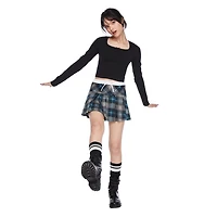 My Sister's Closet Girls' Pull On Fooler Pleated Skort