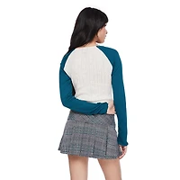 My Sister's Closet Girls' Long Sleeve Gathered V-Neck Tee, Sizes S-XXL