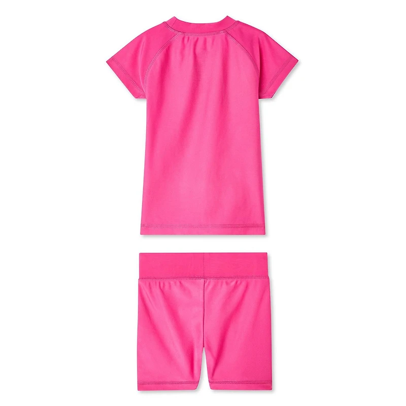 Maillot de bain 2 pièces avec haut anti-UV Pat’Patrouille pour petites filles