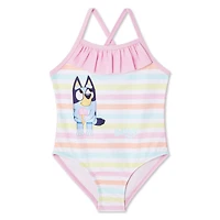 Maillot de bain 1 pièce Bluey pour petites filles