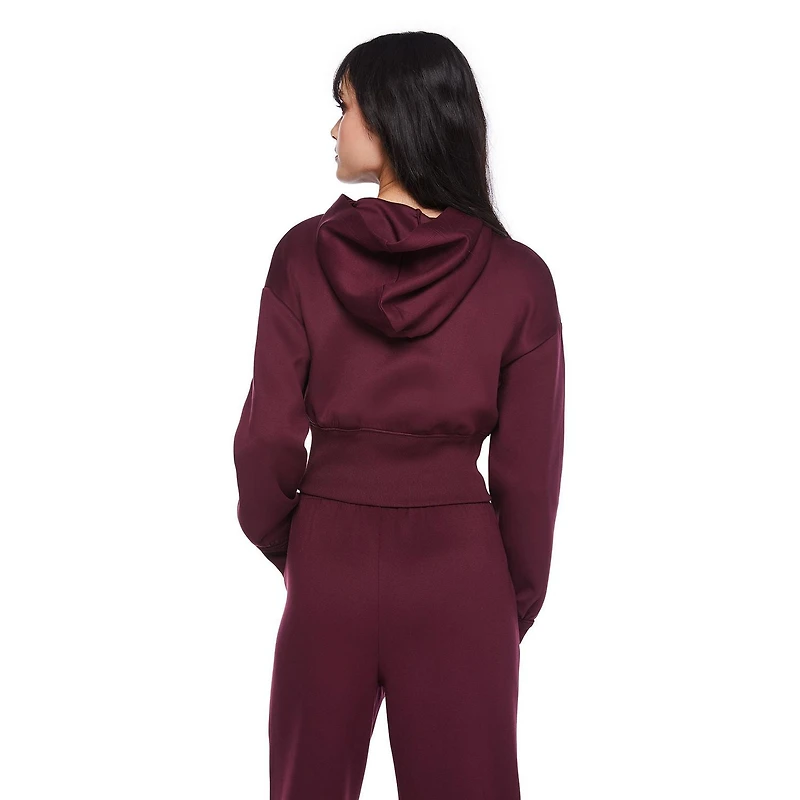 Haut à capuchon écourté style corset manches longues My Sister’s Closet pour filles Tailles P-TTG