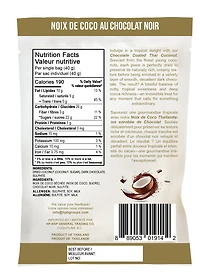 40g Chocolate Dipped Coconut - H&H Healthy & Happy, Dried Coconut Dipped in Dark Chocolate