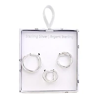 Luxury Designs set of 3 Hoops