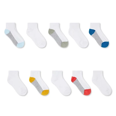 Lot de 10 paires chaussettes aux chevilles George pour garçons