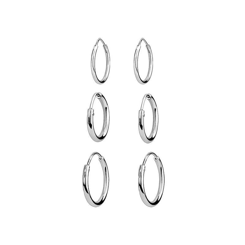 Luxury Designs set of 3 Hoops