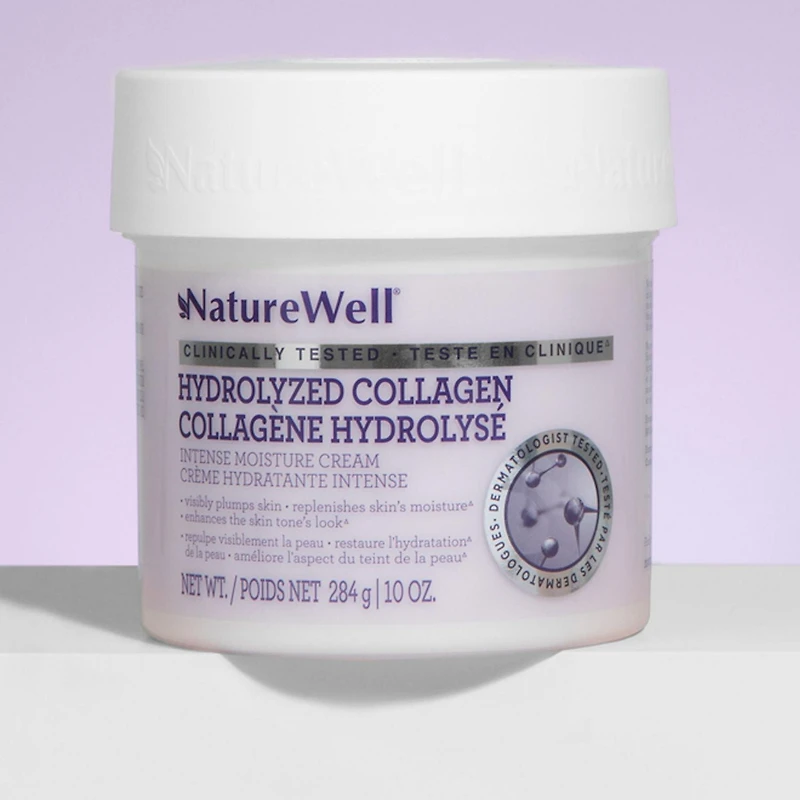 Naturewell Crème de Collagène hydrolysé , 10 oz/284 g Crème hydrolysante au collagène NatureWell, 10 oz/284 g