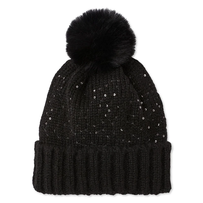 George Girls' Sequin Hat, Sizes XS/S-M/XL