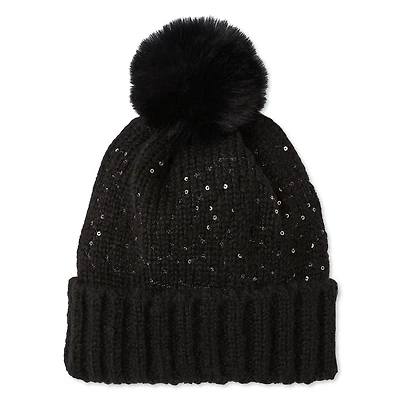 George Girls' Sequin Hat, Sizes XS/S-M/XL