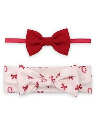 Carter’s Child of Mine, bébé fille Plume Holiday Headwrap, paquet de 2, taille unique