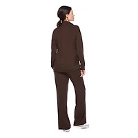 Chandail en molleton à manches longues avec fermeture éclair 1/4 Paisley Sky Maternité Tailles P-TTG