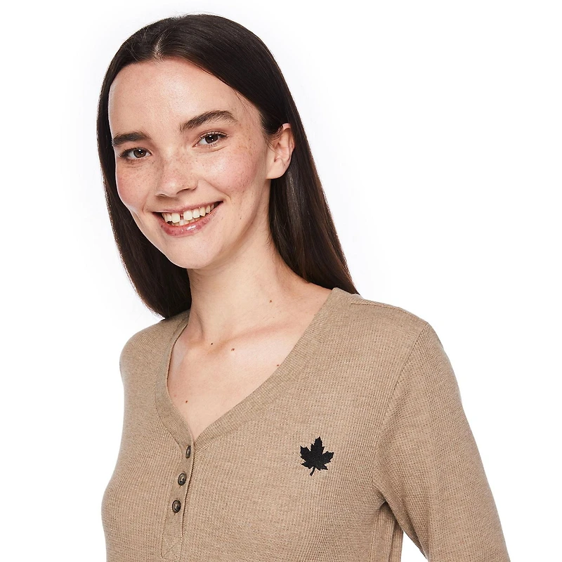 Pyjamas avec pantalon en flanelle Canadiana pour toute la famille