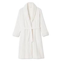 Robe de chambre à col en similifourrure George pour femmes