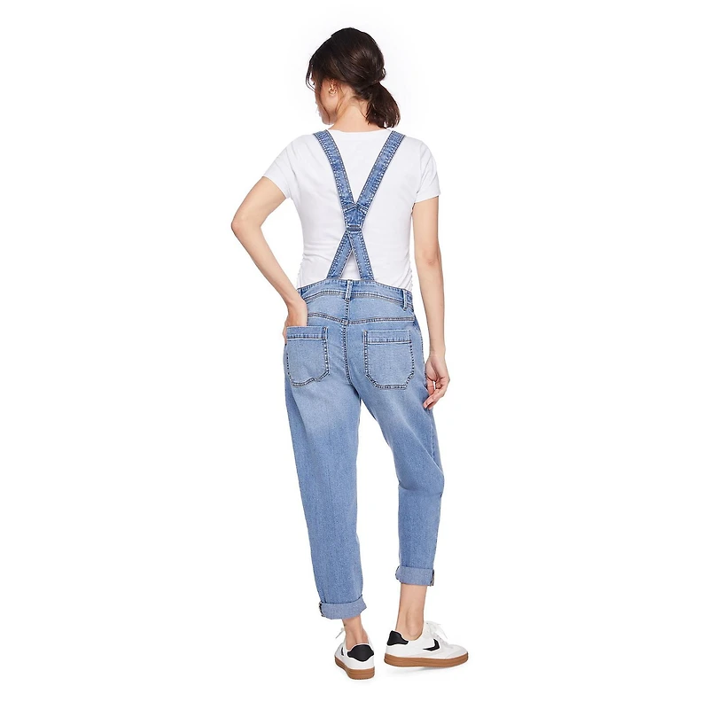 Salopette de coupe généreuse à jambe droite Paisley Sky Maternité Tailles P-TTG