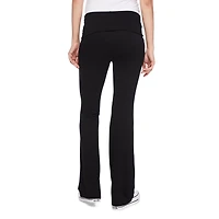 Paisley Sky Maternity Foldover Waistband Flare Leg Pant