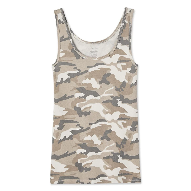 George Women's Core Printed Rib Tank