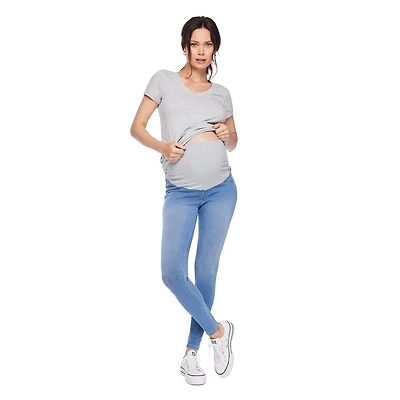 Paisley Sky Maternity Jegging