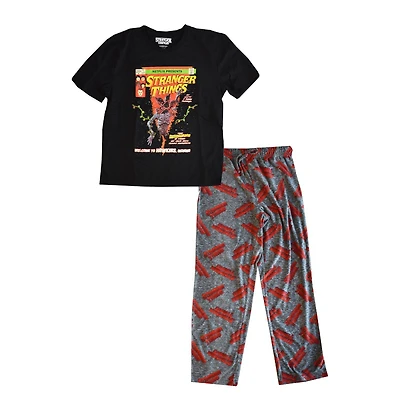 Ensemble de vêtements de nuit 2 pièces pour hommes Stranger Things
