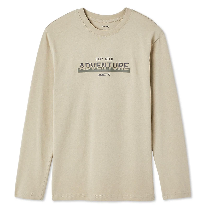 George Boys' Oversized Long Sleeve Tee