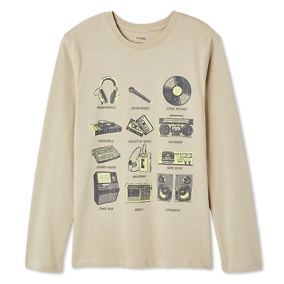 George Boys' Graphic Long Sleeve Tee