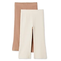 George Toddler Girls' Flare Legging 2-Pack, Sizes 2T-5T