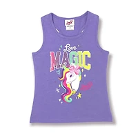 Jojo Siwa Camisolle pour fille. Cette camisole à dos nageur tendance pour filles peut être porté avec presque n'importe quel pantalon ou jupe et