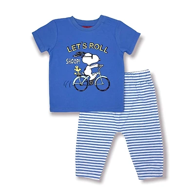 Peanuts Ensemble T-shirt et pantalon pour bébé garçons