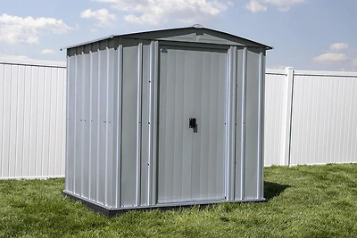 Arrow Classic Steel Storage Shed, 6x5, Charcoal