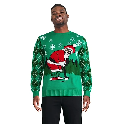 George Men's Holiday Novelty Sweater