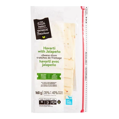 Your Fresh Market Havarti Cheese with Jalapeño, 160 g