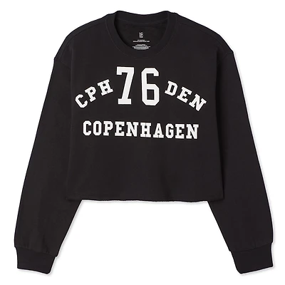 Chandail en molleton écourté No Boundaries pour femmes Tailles TP–TTG