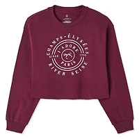 Chandail en molleton écourté No Boundaries pour femmes Tailles TP–TTG