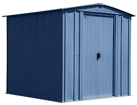 Arrow Classic Steel Storage Shed, 6x7, Gris bleu