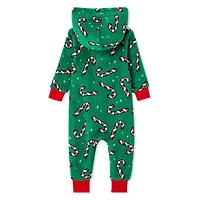 George Family Plush Candy Cane Printed Sleeper