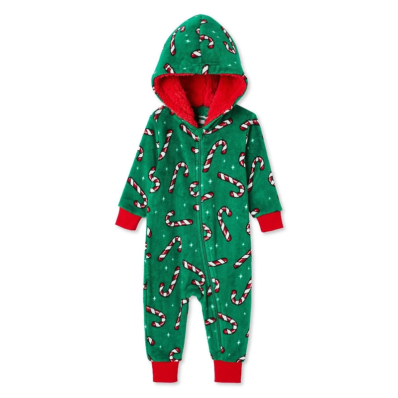 George Family Plush Candy Cane Printed Sleeper