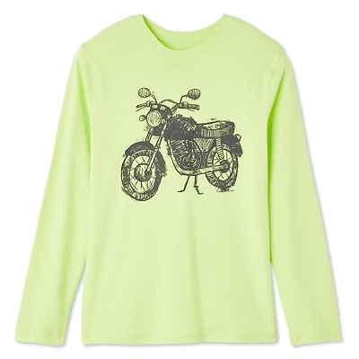 T-shirt à manches longues avec imprimé graphique George pour garçons