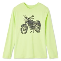 T-shirt à manches longues avec imprimé graphique George pour garçons