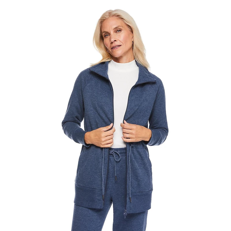 Manteau athléchic à coupe allongée Iyla pour femmes Tailles P-TTG