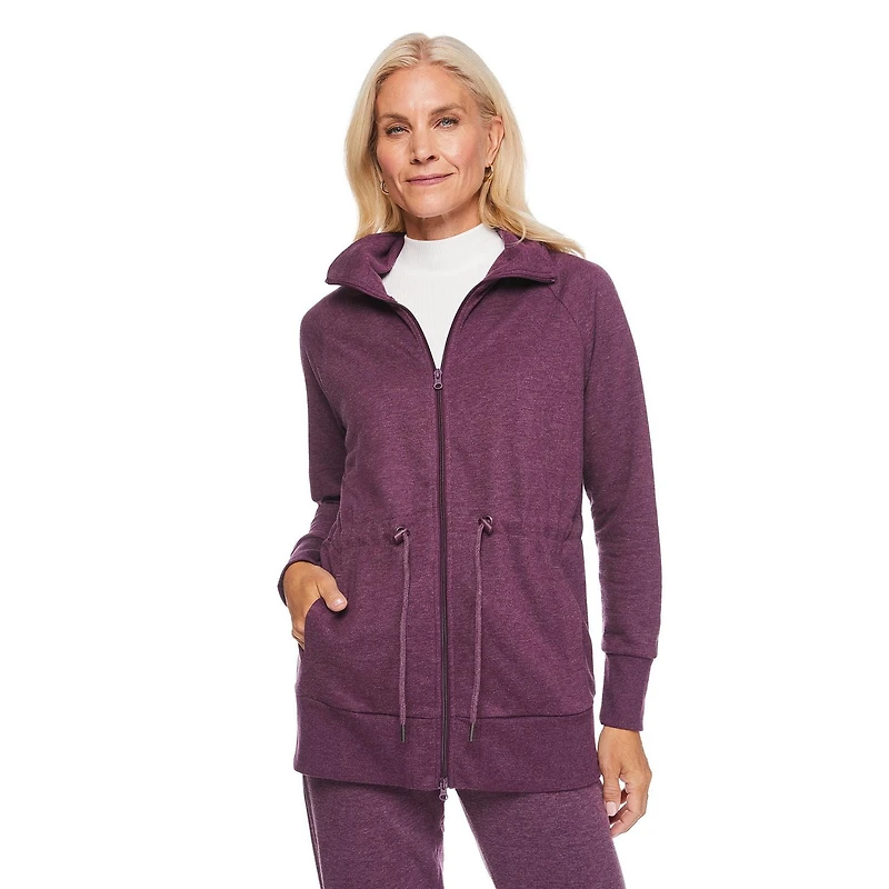 Manteau athléchic à coupe allongée Iyla pour femmes Tailles P-TTG