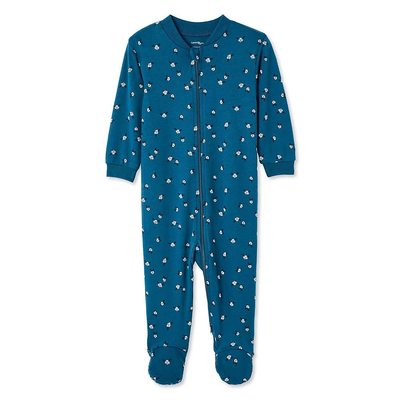 George Baby Girls' Printed Sleeper, Sizes 0-24 months