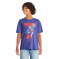 T-shirt à manches courtes Superman pour garçons