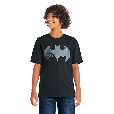 Batman Boys' Short Sleeve Tee, Sizes XS-XL