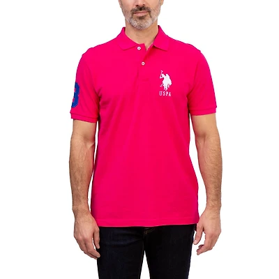U.S Polo Assn. Men's Solid Pique Polo Shirt