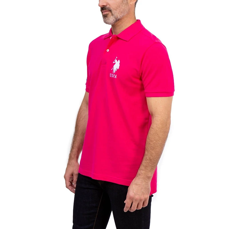 U.S Polo Assn. Men's Solid Pique Polo Shirt