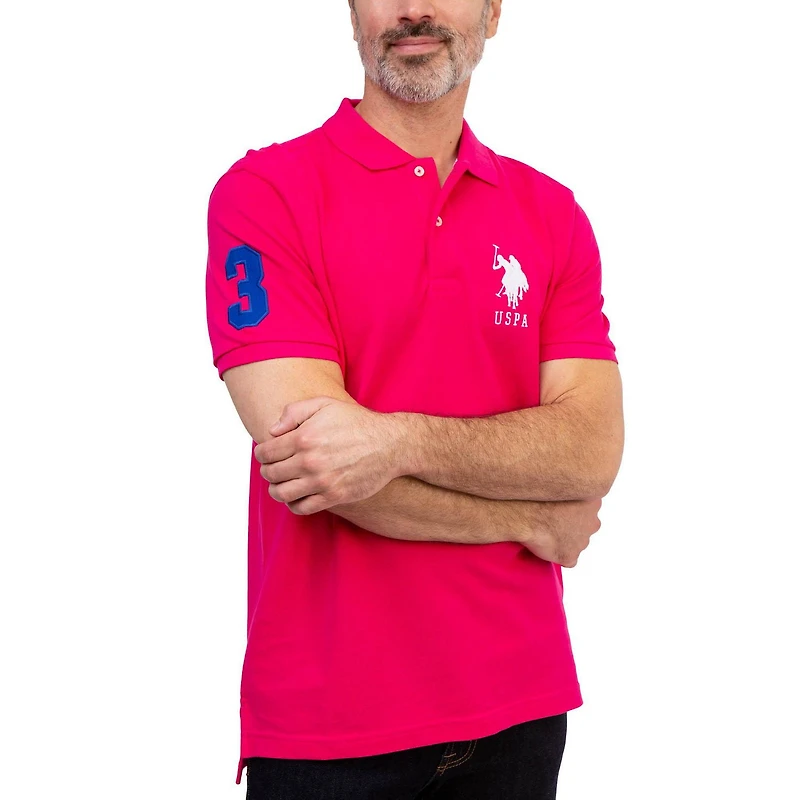 U.S Polo Assn. Men's Solid Pique Polo Shirt