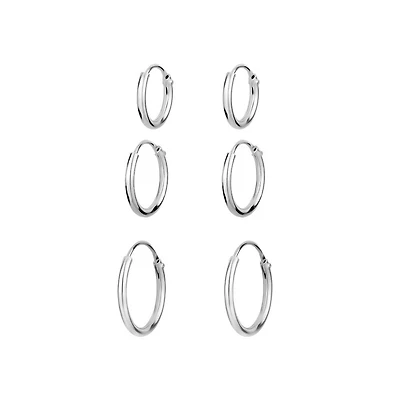 Luxury Designs Set of Trio Hoops
