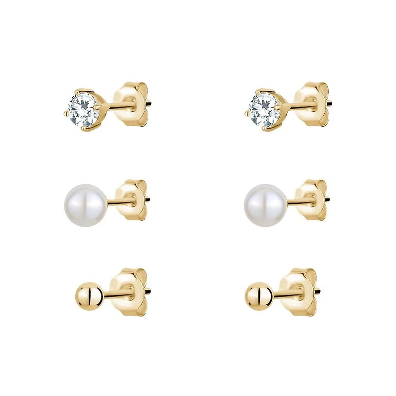 Luxury Designs Set of 3 Studs